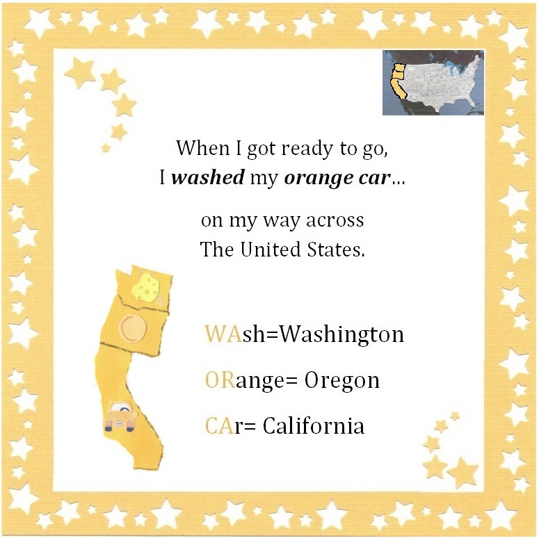 WA OR CA memory trick